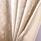 Velvet Backdrop Curtain Drape Panel 16 ft x 57 in Champagne