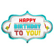 Birthday Dotty Frame Foil Balloon