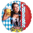 Foil Balloon Cheers And A Polka Sing-A-Tune 28 Inch