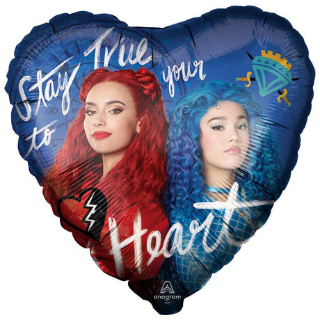 Foil Balloon Descendants Jumbo Heart