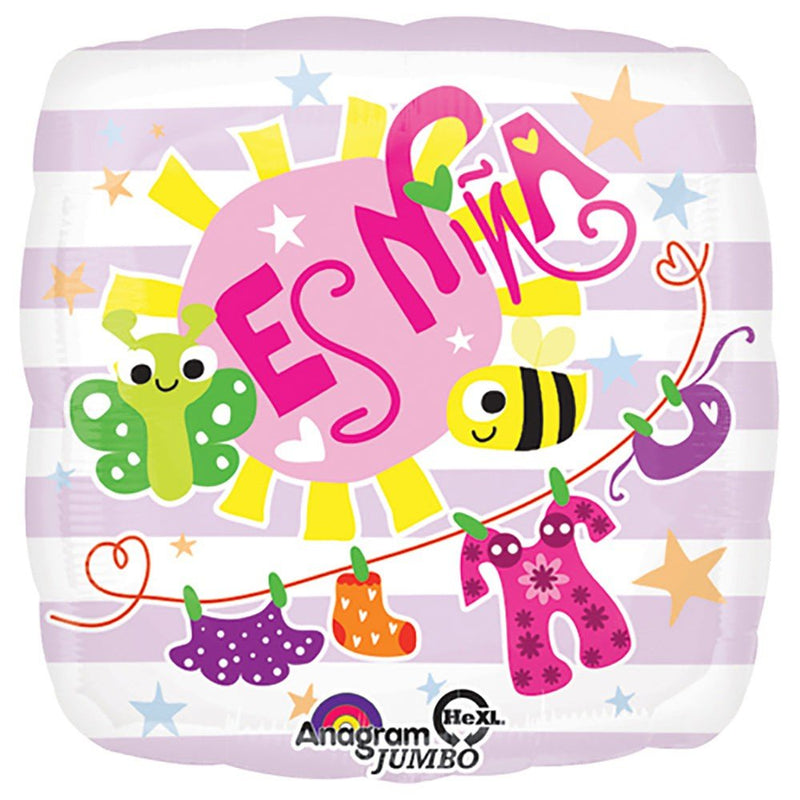 Baby Clothes Foil Balloon 28 Inch