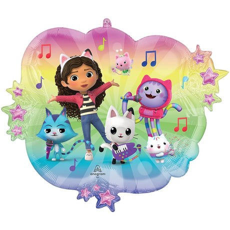 Gabby's Dollhouse Foil Balloon 28 Inch