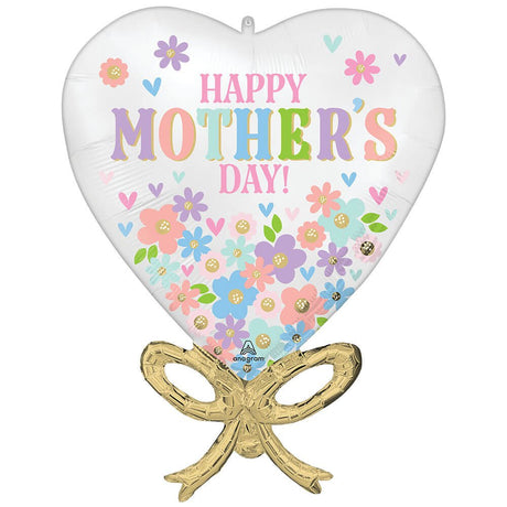 Mother's Day Foil Balloon Daisy Chain Bow