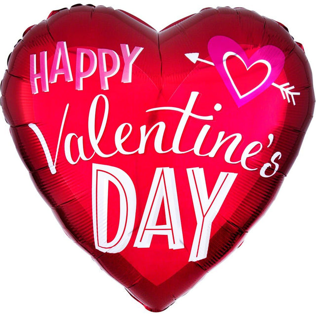 Valentine's Day Heart Arrow Foil Balloon
