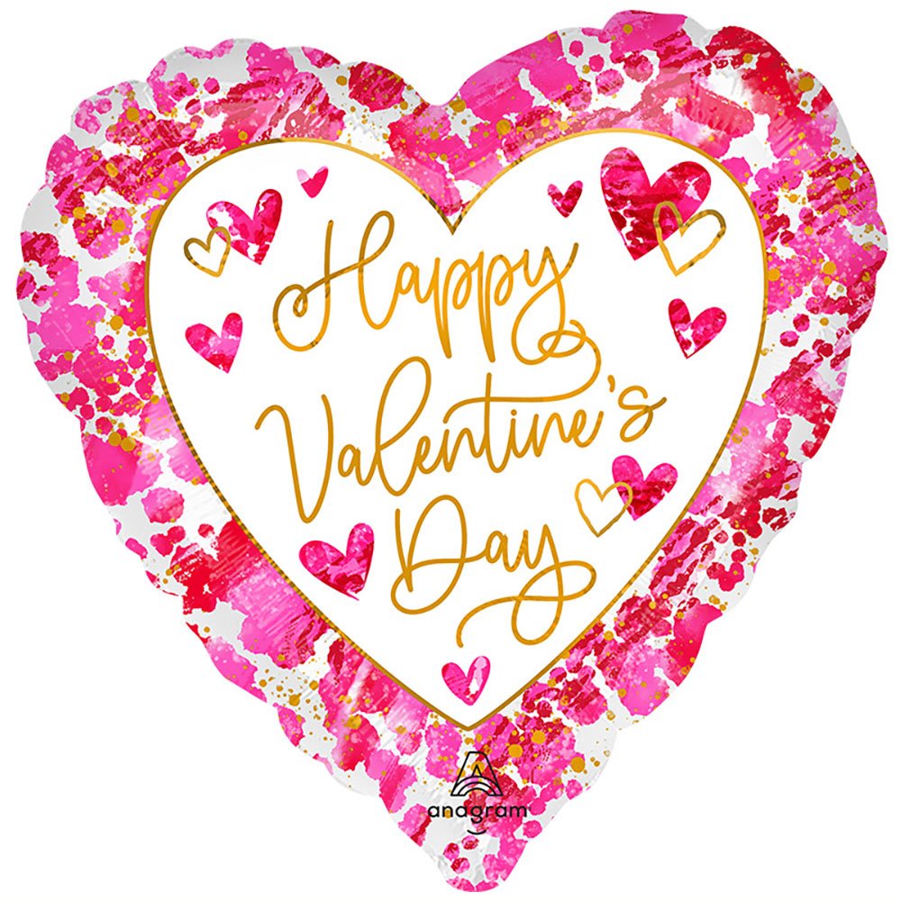 Heart Shaped Valentine’s Day Foil Balloon