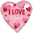 Foil Balloon 28 Inch I Love You Playful Hearts