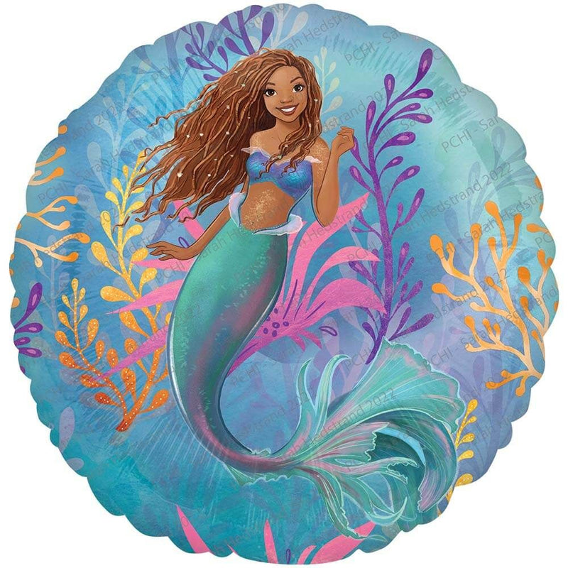 Foil Balloon Little Mermaid Live Action Ariel 28 Inch