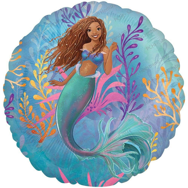 Foil Balloon Little Mermaid Live Action Ariel 28 Inch