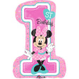 Minnie 1st Birthday Girl Foil Balloon