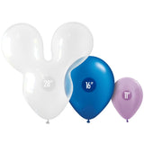 Mousehead Latex Balloon 28 Inch Crystal Clear