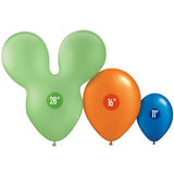 Latex Balloons 28 Inch Mousehead Lime Green