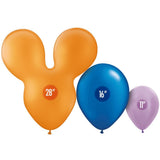 Mousehead Orange Latex Balloon 28 Inch
