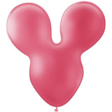 Latex Balloon Mousehead Rose Pink 28 Inch
