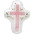 Foil Balloon Girls First Communion Pink 28 Inch