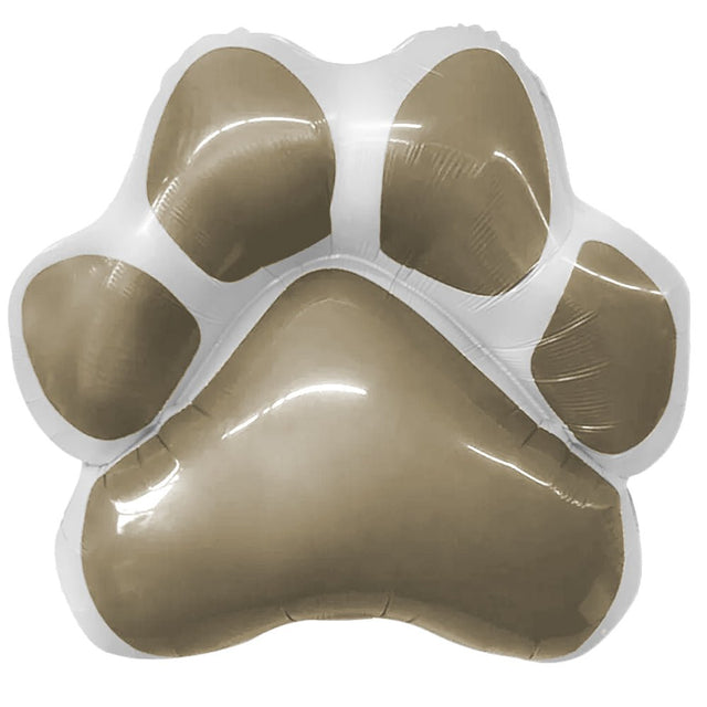 Foil Balloon 28 Inch Gray Paw