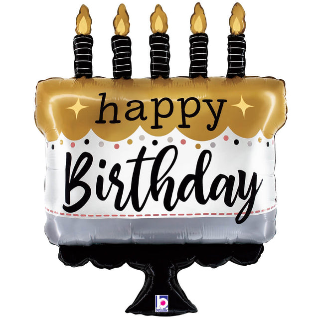 Birthday Cake Foil Balloon 28 Inch