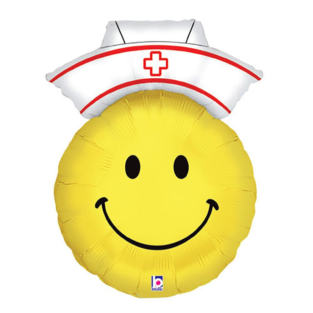 Smiley Nurse Foil Balloon 28 Inch