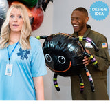 Halloween Foil Balloon Smiley Spider