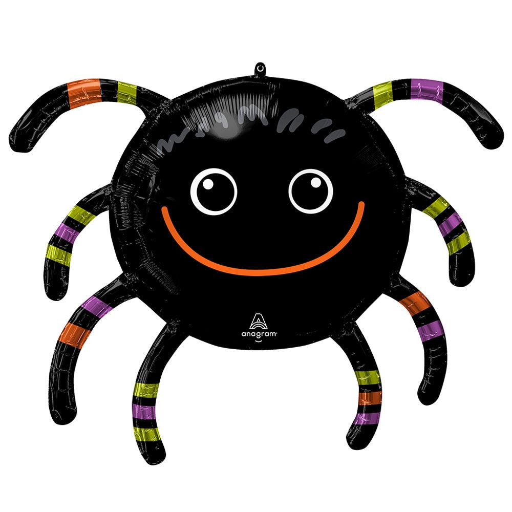 Halloween Foil Balloon Smiley Spider