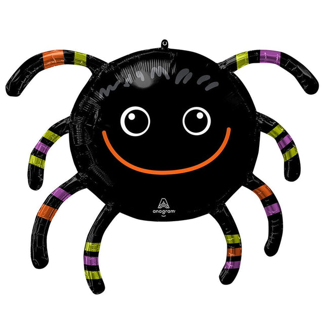 Halloween Foil Balloon Smiley Spider