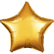 Foil Balloon 28 Inch Metallic Gold Star