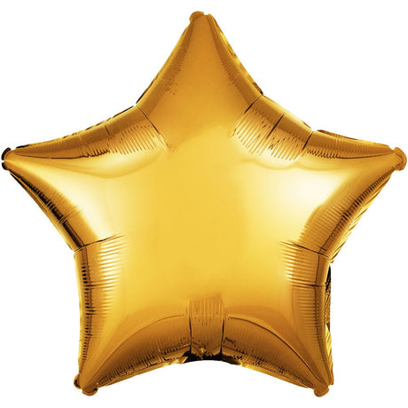 Foil Balloon 28 Inch Metallic Gold Star