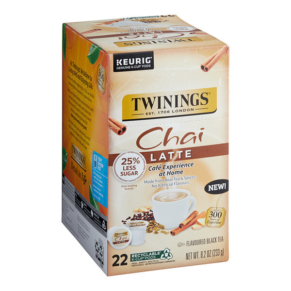 Twinings Chai Latte Single Serve Keurig® K-Cup® Pods - 22/Box