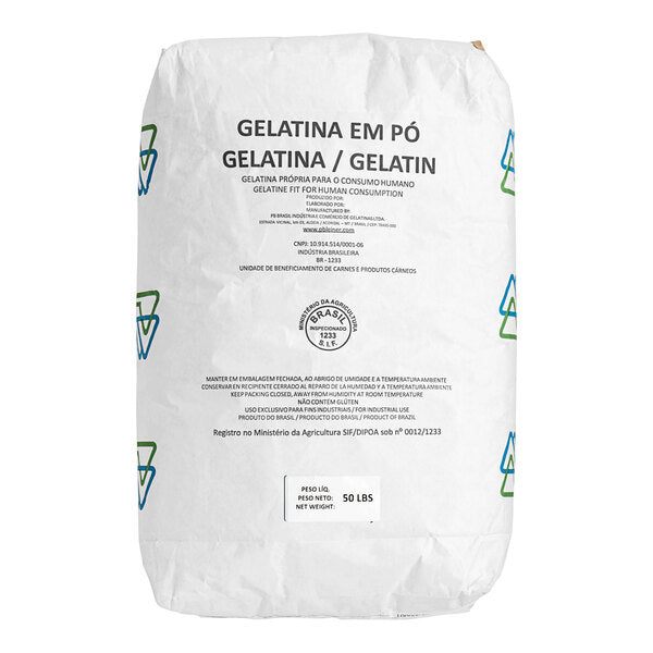 PB Leiner Unflavored Beef Gelatin (250 Bloom, 8 Mesh) - 50 lb
