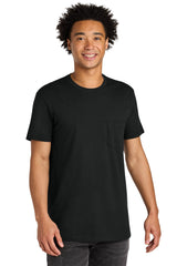 Next Level Apparel® Unisex Cotton Crewneck Short Sleeve Pocket Tee