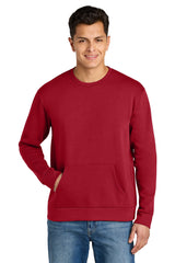 Next Level® Santa Barbara Pocket Crewneck Long Sleeve Sweatshirt