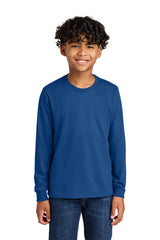 Next Level Apparel® Youth Cotton Crewneck Long Sleeve Tee