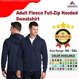 Augusta Sportswear® Adult Fleece Full-Zip Hooded Sweatshirt