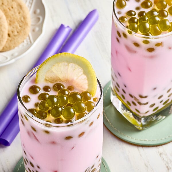 Bossen Pure25 Green Apple Bursting Boba 7.04 lb. - 4/Case