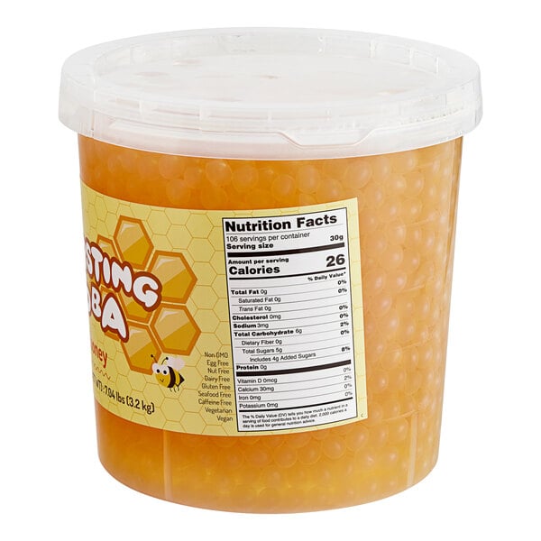 Bossen Honey Bursting Boba 7.04 lb. - 4/Case