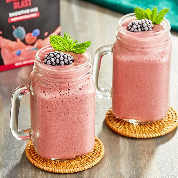 DaVinci Gourmet Wildberry Blast Real Fruit Smoothie Mix 48 fl. oz. - 6/Case