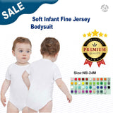 RADYAN® Soft Infant Fine Jersey Bodysuit - 4424