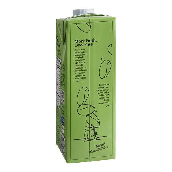 Tache Barista Unsweetened Pistachio Milk 32 fl. oz. - 6/Case