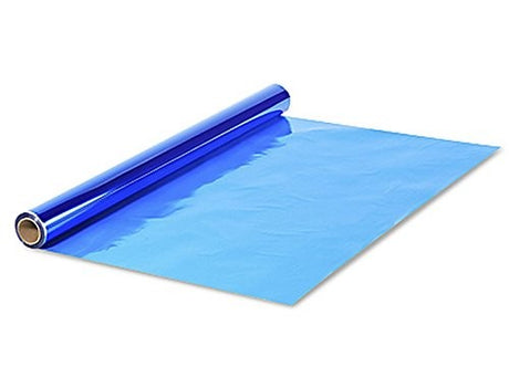 Blue 40" x 100' Genuine Cellophane Roll