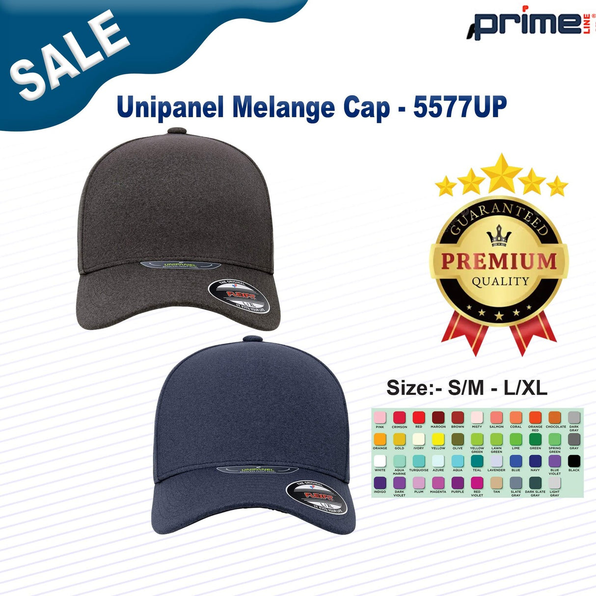 Flexfit® Unipanel Melange Cap