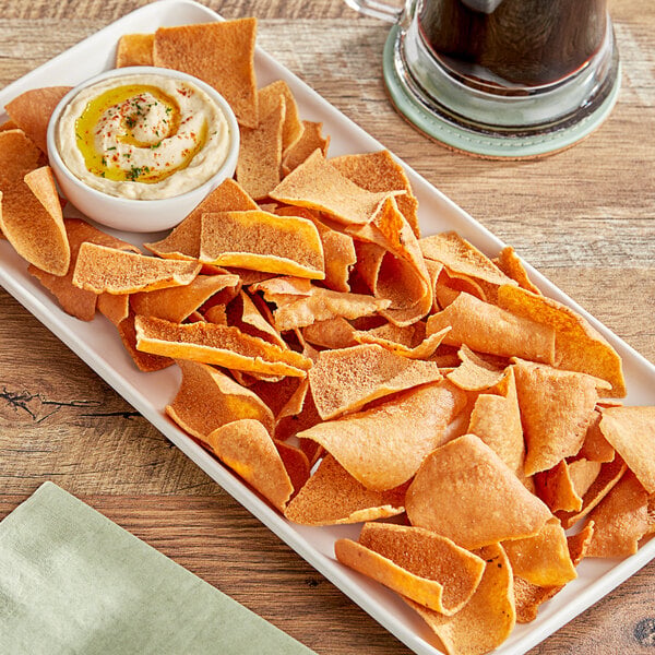 Issa's Restaurant Style Pita Chips 32 oz. - 4/Case