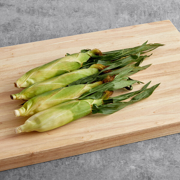 Fresh White Corn on the Cob - 48/Case