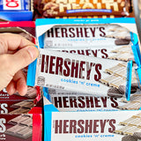 HERSHEY'S Cookies 'n' Creme Chocolate Bar 1.55 oz. - 432/Case
