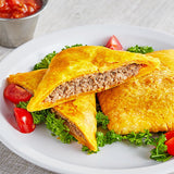 Caribbean Food Delights Baked Mild Beef Patty 5 oz. - 50/Case