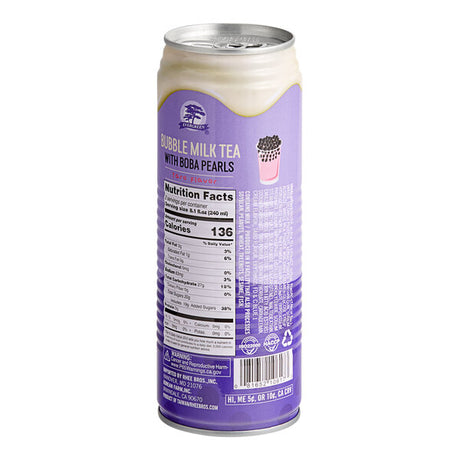 Evergreen Ready-to-Drink Taro Bubble Tea 16.2 fl. oz. - 24/Case