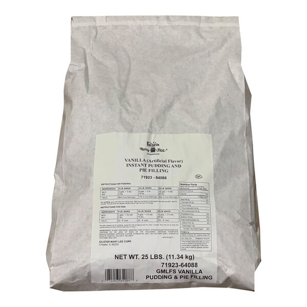 Gilster-Mary Lee Vanilla Instant Pudding and Pie Filling 25 lb.