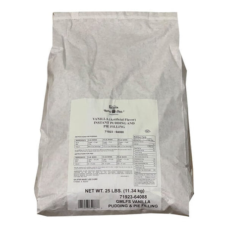 Gilster-Mary Lee Vanilla Instant Pudding and Pie Filling 25 lb.