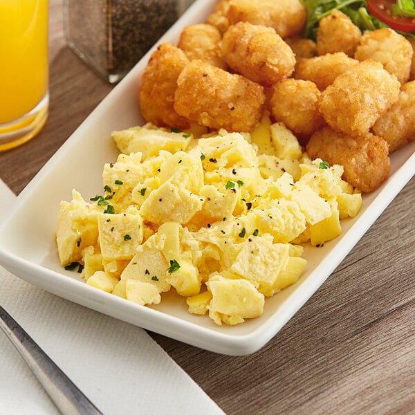 Papetti's Fully Cooked Scrambled Eggs 1.85 lb. - 12/Case
