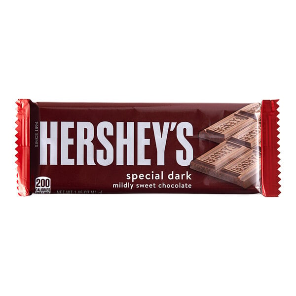 HERSHEY'S Special Dark Chocolate Bar 1.35 oz. - 36/Box