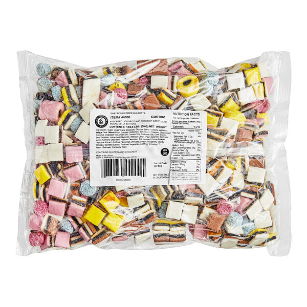 Gustaf's Licorice Allsorts 6.6 lb.
