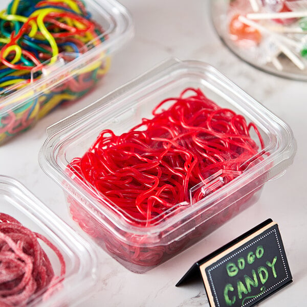 Gustaf's Strawberry Licorice Laces 2 lb. - 10/Case